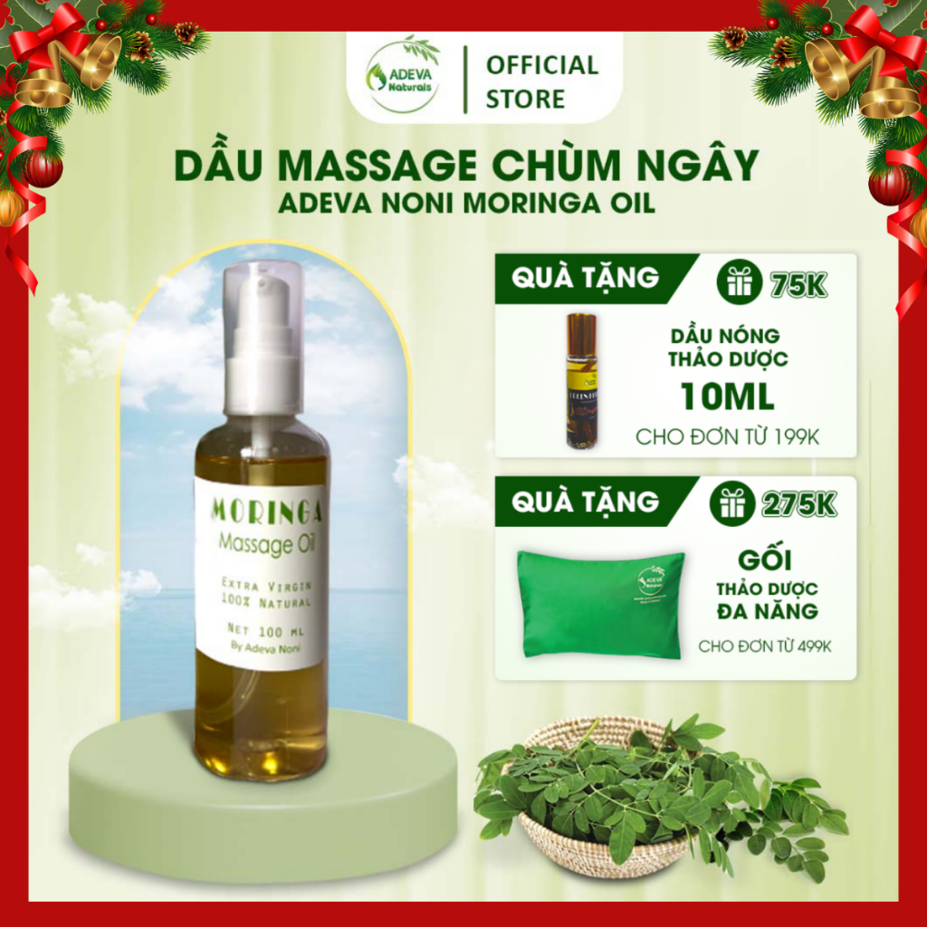 Tinh dầu massage Chùm Ngây (Moringa) Adeva Noni 100ML
