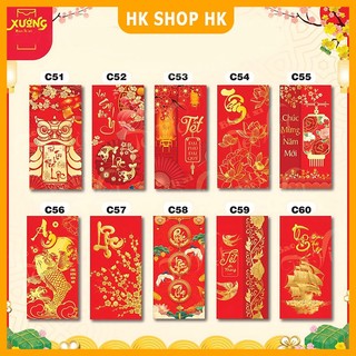 Phong Bao Lì Xì Tết, đa dạng mẫu mã, tặng bao túi đựng lì xì