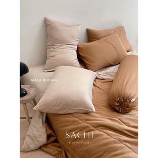 Bộ Chăn ga gối 4 món Lụa Tencel Sachi Bedding House Cao Cấp trơn màu, set 2 vỏ gối, 1 ga giường bo chun, 1 mền bông