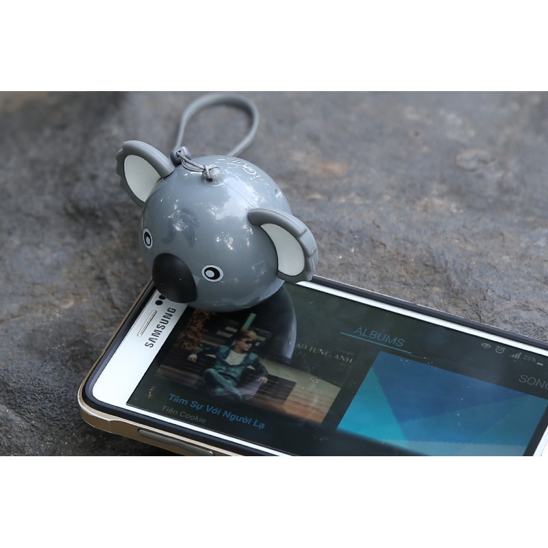 Loa Bluetooth Selfie iCutes MB-M515 Gấu Xám