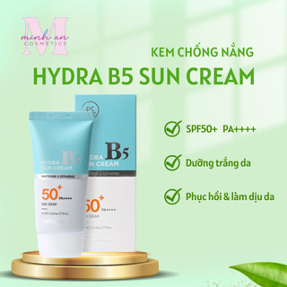 Kem chống nắng Pretty Skin B5 50ml Hàn Quốc nâng tone phục hồi dưỡng trắng da khỏi ánh nắng