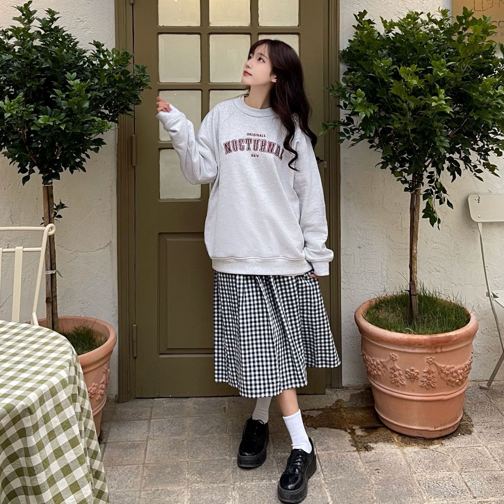 Áo Sweater NOCTURNAL College Sweater Nỉ Chân Cua Cotton 100% Unisex Local Brand