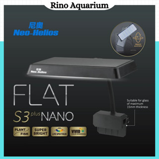 Đèn Led Kẹp Mini Flat S3 Plus Nano RGB - Neo Helios Cho Bể Cá Cảnh, Bể Thủy Sinh