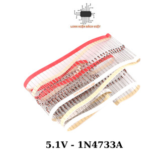Diode zener 5.1v 5v1 1w 1n4733a chất lượng cao 10 chiếc
