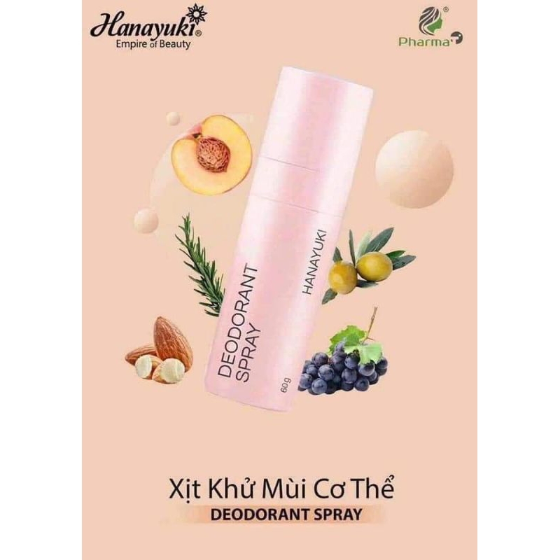 Xịt Thơm Khử Mùi Cơ Thể Deodorant Spray