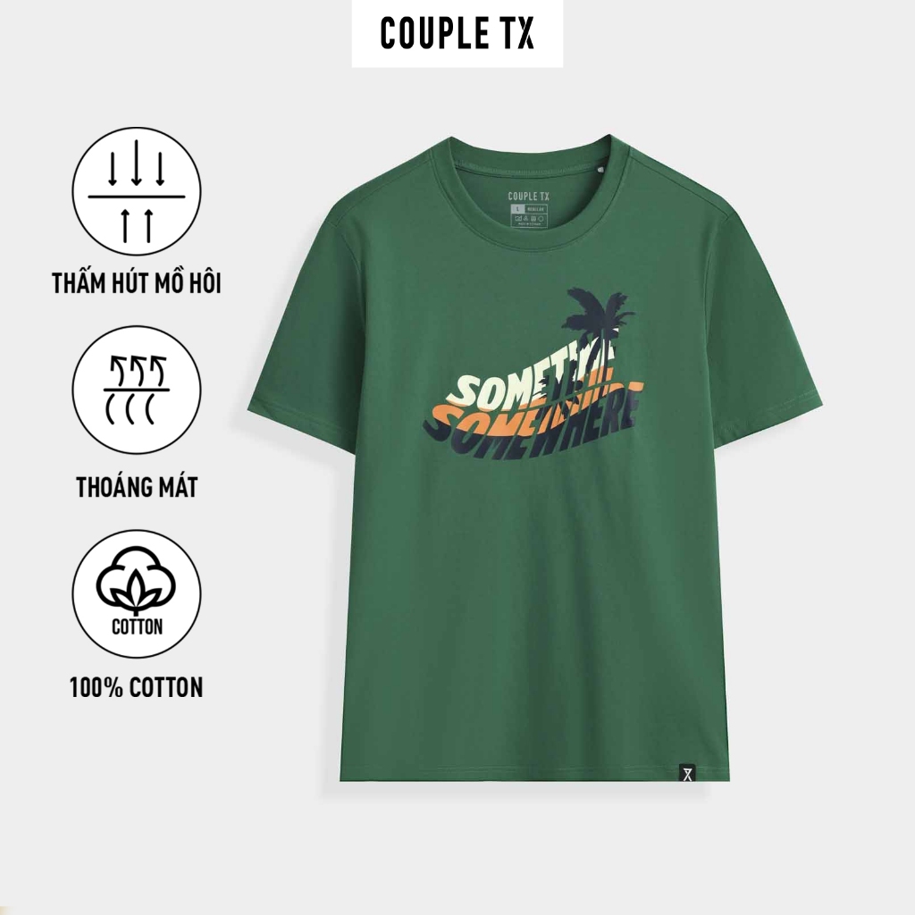 Áo Thun Trẻ Em Couple TX In Typo Sometime Somewhere Regular Fit KTS 3265