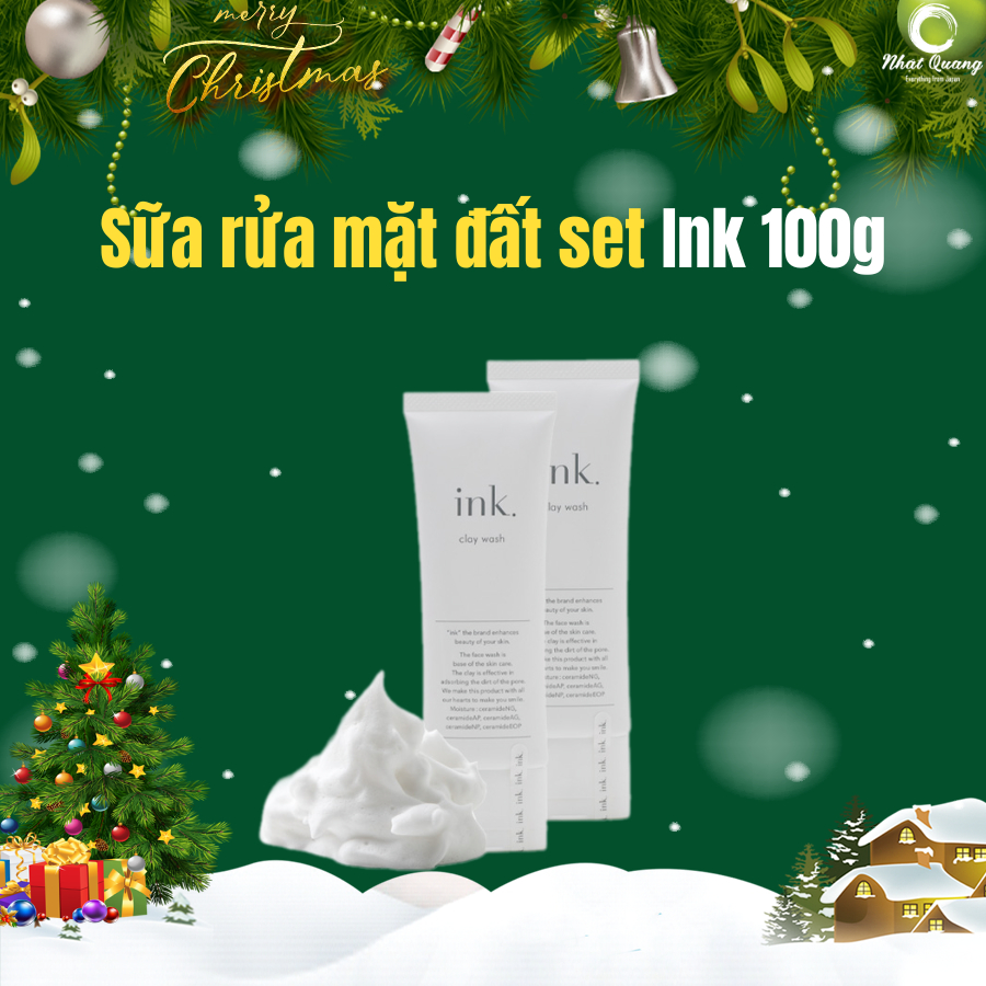 Sửa rửa mặt đất sét Ink, Human-type Ceramide × Dense Clay (100g)