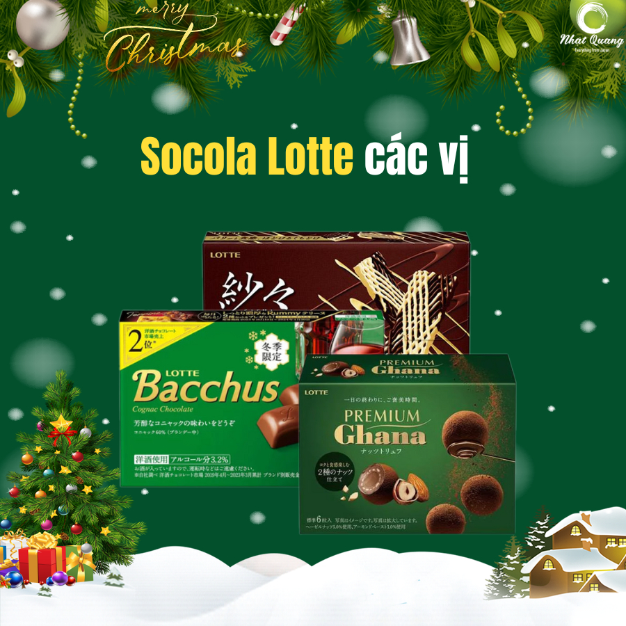 Socola Lotte các vị Nhật Bản