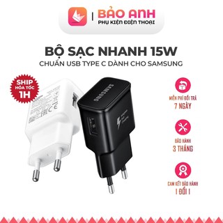 Sạc nhanh Samsung 15w bộ củ và dây cáp sạc nhanh chuẩn USB type-C