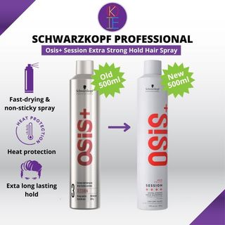 Gôm xịt giữ nếp cứng osis+ session 4 schwarzkopf 300ml
