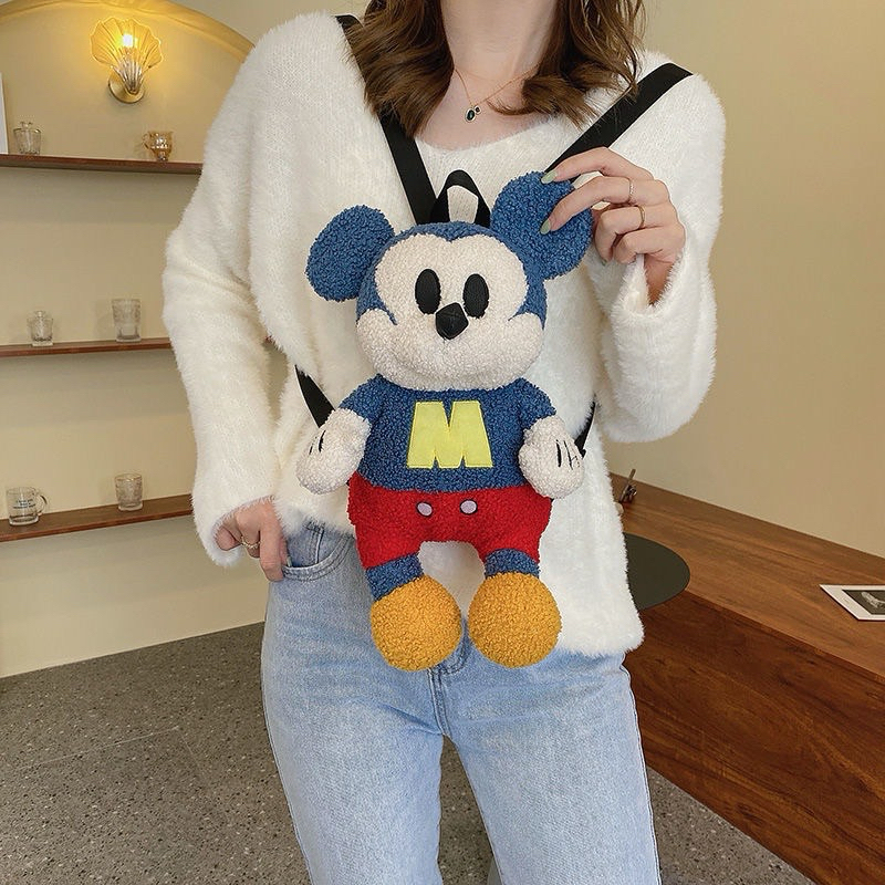 Ba lô chuột Mickey bằng bông siêu mềm mại