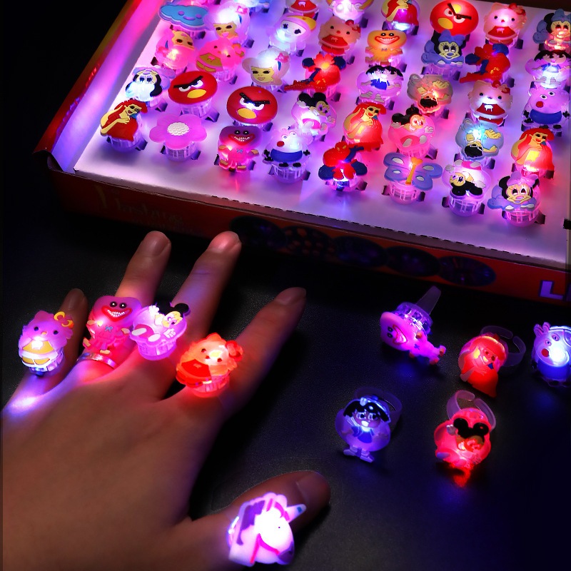 Nhẫn led hoạt hình phát sáng cho bé 💜 Molang shop 💜