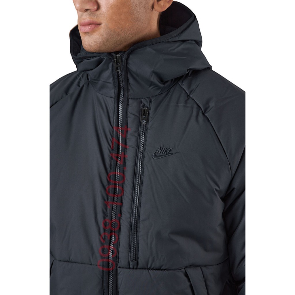 Áo khoác mùa đông nam Nike chính hãng lót nỉ chần bông dày dặn giữ nhiệt giữ ấm tốt có mũ trùm đầu áo phao nam mùa đông