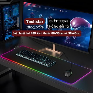 Lót chuột LED RGB kích thước 80x30cm, 90x40cm dày 4mm điều chỉnh đa màu sắc hơn 50 mẫu bề mặt speed