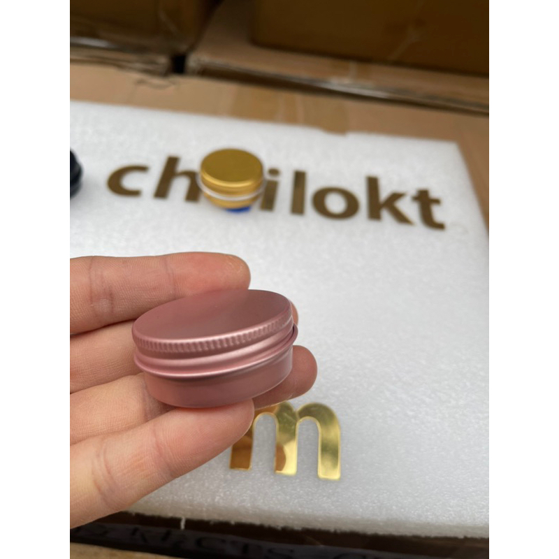 Hũ thiếc mini, hộp nhôm 5gr 10gr 15g 20g 30g 50g, 5ml 10ml 15ml 20ml 30ml 50ml. đựng sáp nước hoa khô