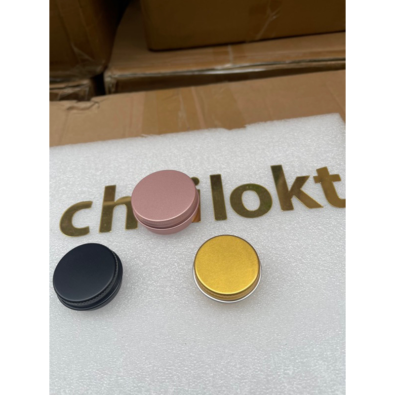 Hũ thiếc mini, hộp nhôm 5gr 10gr 15g 20g 30g 50g, 5ml 10ml 15ml 20ml 30ml 50ml. đựng sáp nước hoa khô