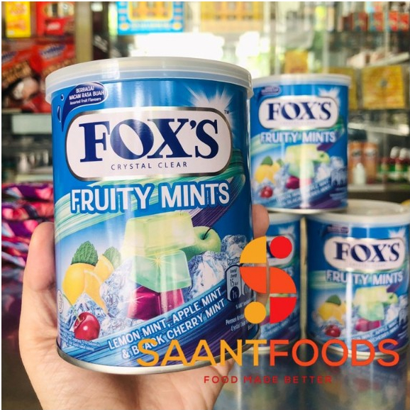 Kẹo Fox Bạc Hà (Thùng 12 Lon) (Lon) - 180G