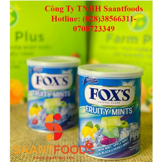 Kẹo Fox Bạc Hà (Thùng 12 Lon) (Lon) - 180G