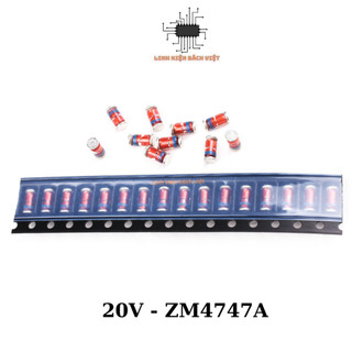 Diode zener smd 1w 20v zm4747a ll41