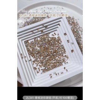 Đá khối size mini chân bằng đính móng - Đá đính nail