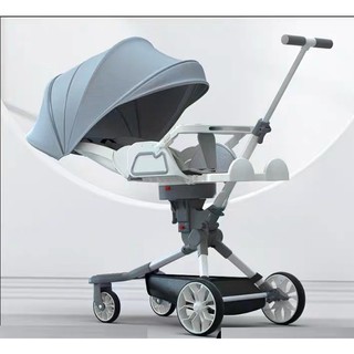  Xe đẩy V9 2 chiều 3 tư thế cho bé sơ sinh có đủ màu bàn ăn dặm có nhạc_Happy.Kids 