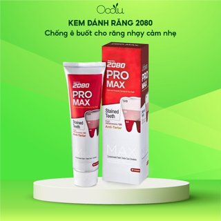 Kem đánh răng 2080 Pro Hàn Quốc chống ê buốt, trắng răng, sạch mảng bám, ngừa sâu răng