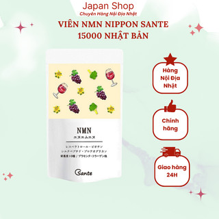 Viên nmn nippon sante 15000 nhật bản nhật bản độ tinh khiết 100%