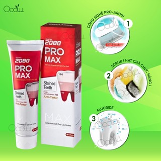 Kem đánh răng 2080 Pro Hàn Quốc chống ê buốt, trắng răng, sạch mảng bám, ngừa sâu răng