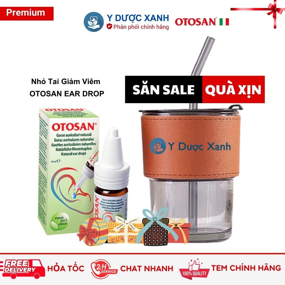 OTOSAN EAR DROPS 10 ml, Dung dịch nhỏ tai chống viêm - Y Dược Xanh