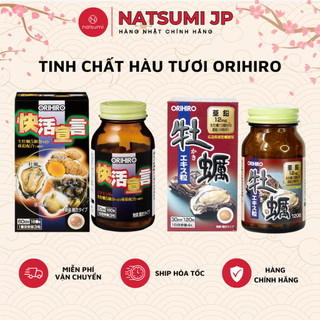 Viên uống tinh chất hàu tươi Orihiro Nhật Bản, tinh chất hàu tươi tỏi nghệ Orihiro nội địa Nhật Bản date xa