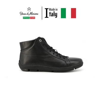 Giày Boots Cổ Cao Moccasins Da Nam (Da Thật) Duca Di Morrone Cao Cấp Sản Xuất Tại Ý_GIACOMO-VIT