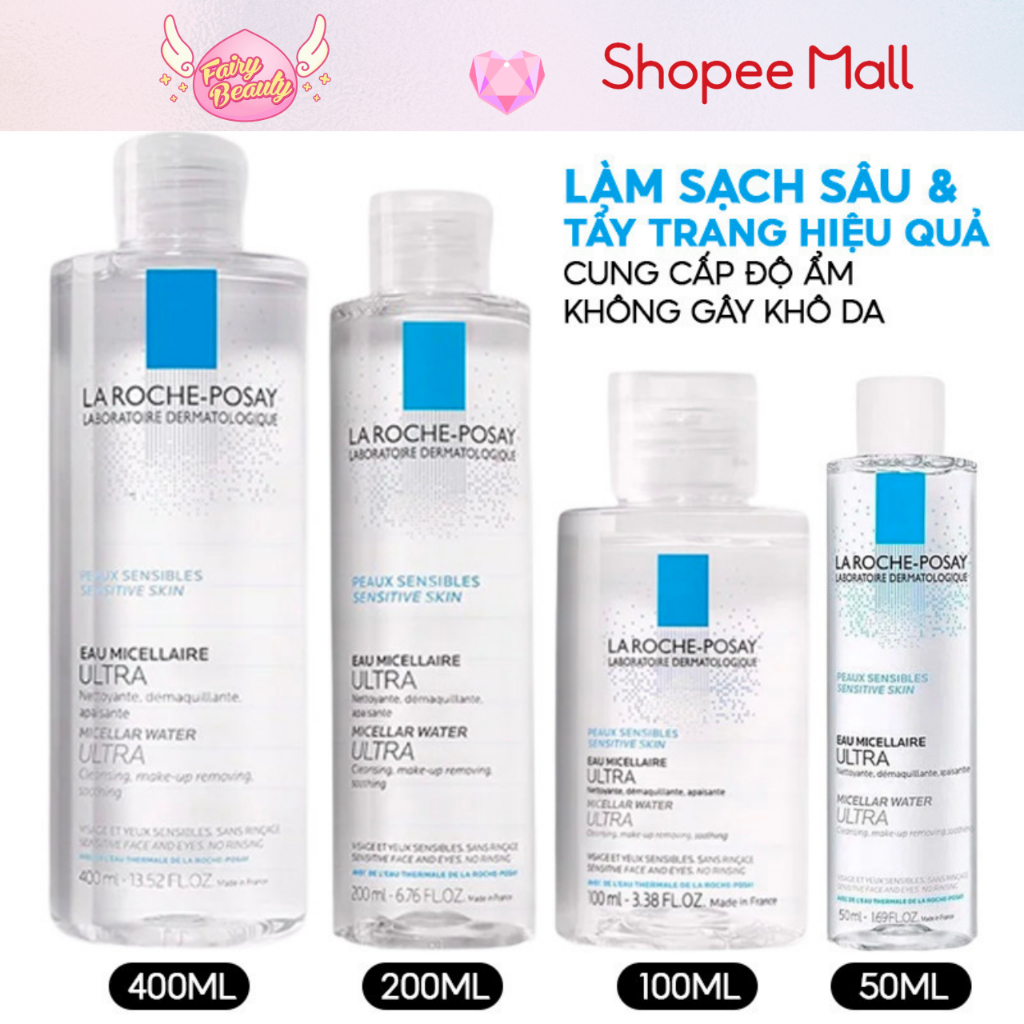 [LA ROCHE-POSAY] Nước Tẩy Trang Dịu Nhẹ Cho Da Nhạy Cảm & Dễ Kích Ứng Micellar Water Sensitive Skin 200ML