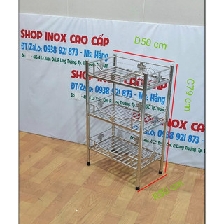 ( Q9 HCM ) - Kệ Úp Chén 3 Tầng INOX - Kệ Ống Vỉ Ống 3 Tầng INOX Cao Cấp -  Mã: KOVO3T - 35D1 - tr3 -