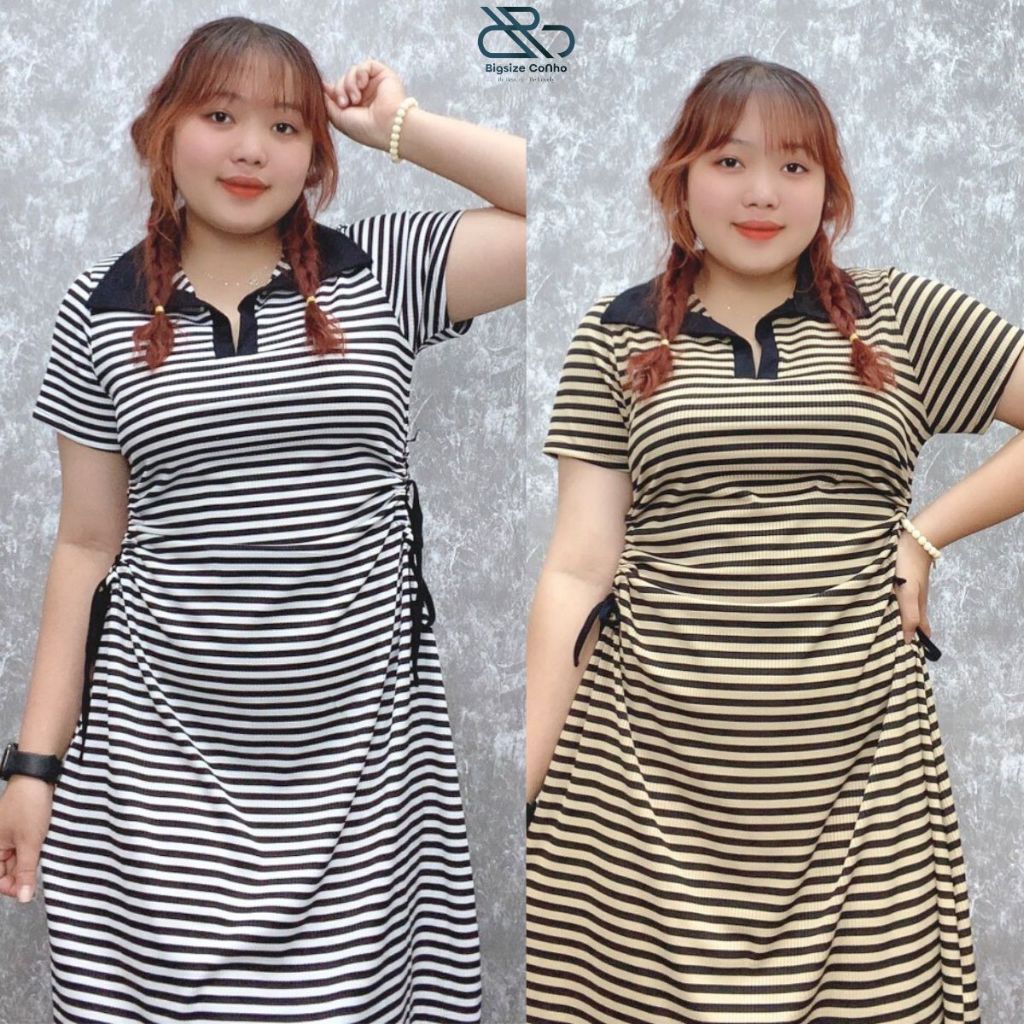 Dầm Body Bigsize Cô Nhỏ Váy Ôm Cổ Vuông Dáng Ngắn Cá Tính Chất Thun Gân Co Dãn Mát G75