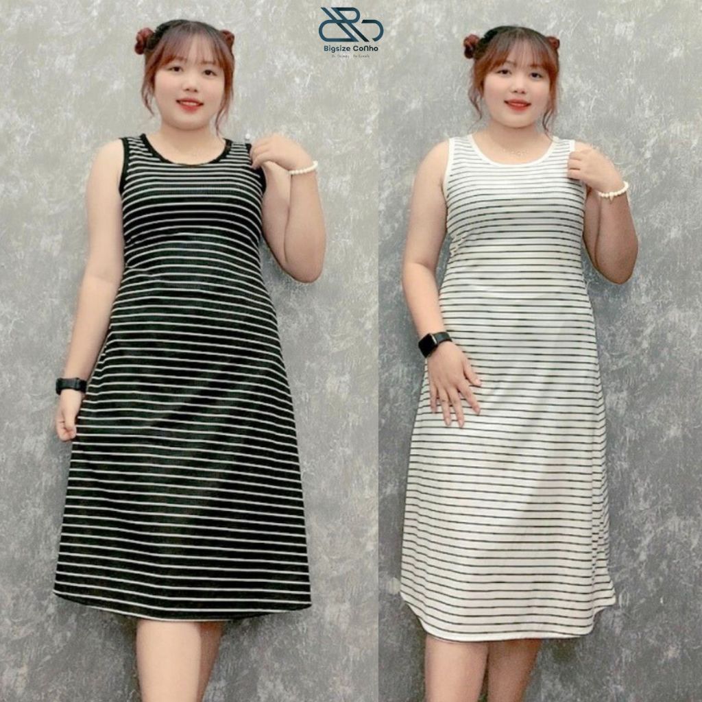 Đầm Body Bigsize Cô Nhỏ ba lỗ Cổ tròn Tôn Dáng Cực Xinh Mã G114