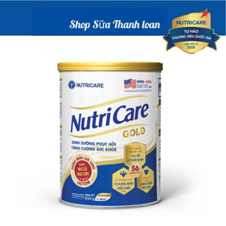 (HSD T7-2027) (Mẫu Mới) Sữa Bột Nutricare Gold Phục Hồi Bồi Bổ Cơ Thể 900g.
