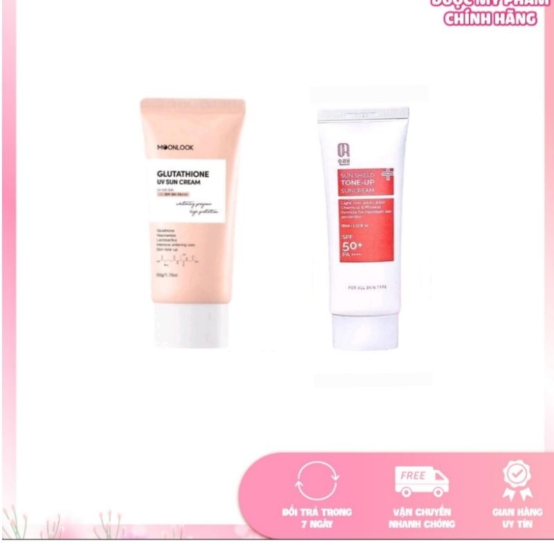 ( Chính Hãng) Kem Chống Nắng Hàn Quốc Moonlook & kcn orae SPF 50+ PA+++ chống nắng kiềm dầu, dưỡng trắng và nâng tone
