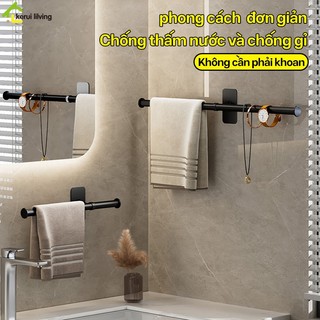 Kệ máng khăn nhà tắm SALAY - Giá treo khăn tắm - Giá để khăn mà không cần đấm