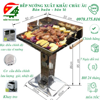 Bếp Nướng Than Hoa Ngoài Trời Z17 Niềm Tin Của Bạn CK282 Làm Từ Thép INOX