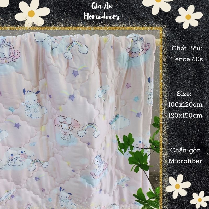 GAH - Mền lẻ cho bé tencel size 100x120cm