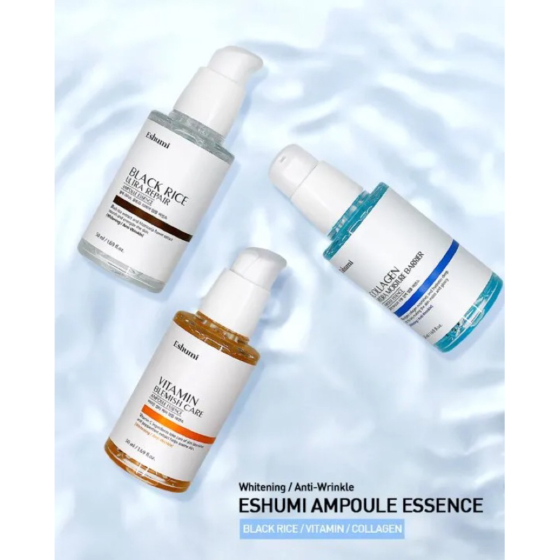 Tinh Chất Vitamin C, Gạo Đen, Collagen Dưỡng Ẩm Và Bảo Vệ Làn Da Eshumi / Eshumi Blemish Care Ampoule 50ml