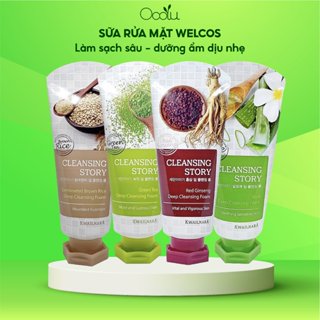  Sữa rửa mặt Welcos Kwailnara Cleansing Foam Hàn Quốc dưỡng ẩm dịu nhẹ làm sạch sâu 120g 