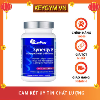 CanPrev Synergy B Complex with L-Theanine, 60 Viên