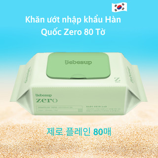 Khăn ướt Hàn Quốc Bebesup Zero 80 Tờ/ Gói Thương Hiệu Bebesup