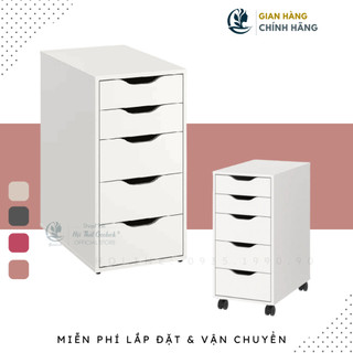 Tủ 5 ngăn kéo Goodluck đã lắp ráp làm tủ đa năng tiện ích cho bàn thiết kế ikea gamming GLTI502
