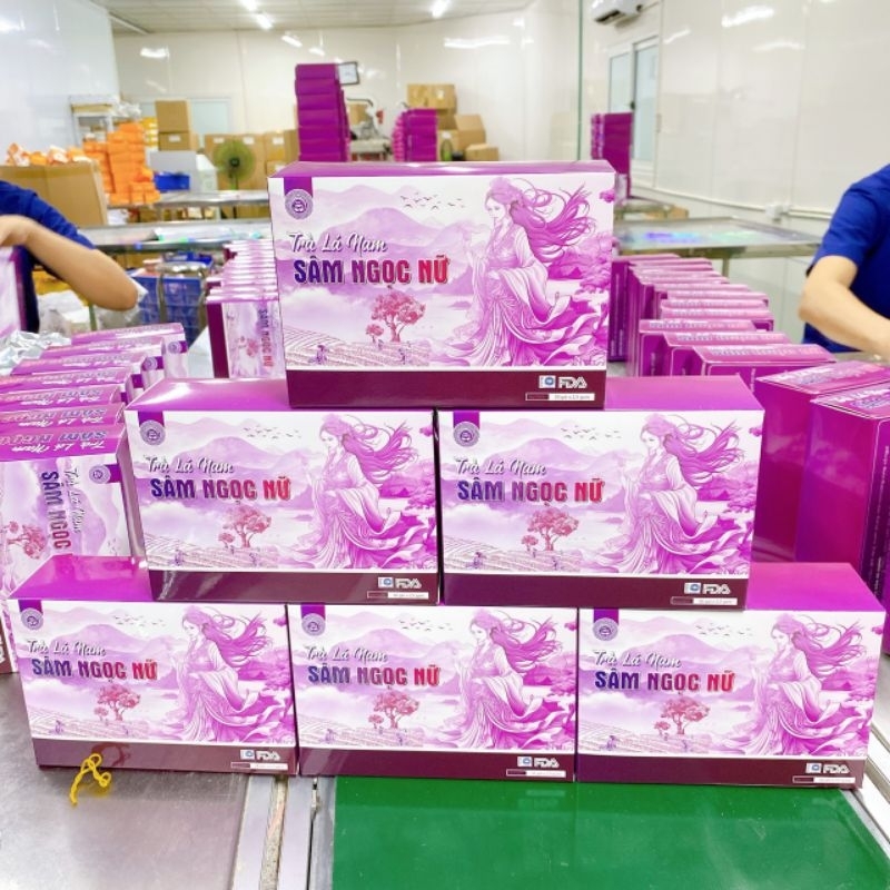 Trà Lá Nam Sâm Ngọc Nữ giúp đẹp da, giảm nám sạm, săn chắc ngực, đều kinh, giảm bốc hỏa khô hạn khó ngủ