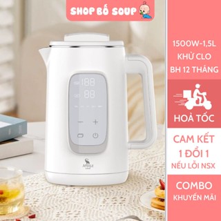 Máy đun nước giữ nhiệt Moaz Bebe MB070 dung tích 1.5L, máy hâm nước pha sữa  có chức năng hẹn giờ