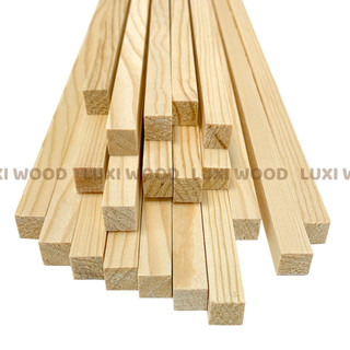 Thanh gỗ thông vuông 3 x 3 cm, bào láng 4 mặt, kích thước 30 – 40 – 50 - 60 – 80 – 100 – 120 cm, làm gỗ nội thất.