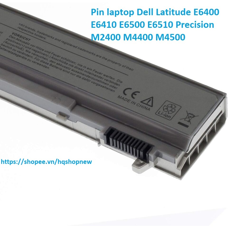 ⚡Pin laptop Dell Latitude E6400 E6410 E6500 E6510 Precision M2400 M4400 M4500