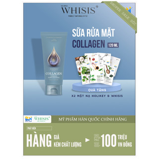 Sữa Rửa Mặt Collagen Hàn Quốc WHISIS Collagen Intensive Foam Cleansing 120ml